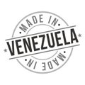 Made In Venezuela. Stamp Rectagle Map. Logo Icon Symbol. Design Certificated.