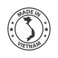 Made in Vietnam icon. Stamp sticker. Vector illustration