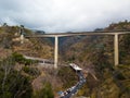 Madeira bridge. Volcanic island Royalty Free Stock Photo