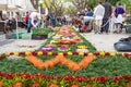 Madeira Flower Festival, street scenic in Funchal, Portugal Royalty Free Stock Photo