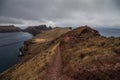 Madeira hiking on Ponta de Sao Lourenco peninsula, Madeira island, Portugal