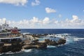 Madeira island natural water pool, wonderful environment and nature