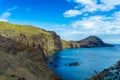 Madeira island ocean and mountains landscape, San Lorenco cape