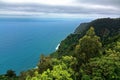 Madeira island ocean and mountains landscape, San Lorenco cape, Portugal Royalty Free Stock Photo