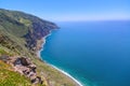 Madeira island ocean and mountains landscape, San Lorenco cape, Portugal Royalty Free Stock Photo