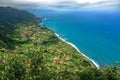 Madeira island ocean and mountains landscape, San Lorenco cape, Portugal Royalty Free Stock Photo