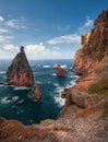 Madeira island, Portugal, Europe, sunset, rocky coastline