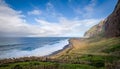Madeira island wild bay Calhau das Achadas Royalty Free Stock Photo