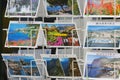 MADEIRA - JUNE 25, : Colorful Madeira postcards offered for sale