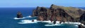Madeira - Rocks of Ponta do Sao Lourenco Royalty Free Stock Photo