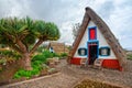 Madeira traditional thatched house at Santana, Madeira Island, Portugal Royalty Free Stock Photo