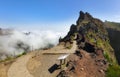 Madeira viewpoint near Pico do Arieiro, Portugal Royalty Free Stock Photo