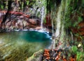 Madeira waterfall - 25 Fontes or 25 Springs in English. Rabacal - Paul da Serra. Access is possible via the Levada das 25 Fontes