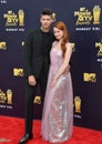 Madelaine Petsch & Travis Mills Royalty Free Stock Photo