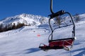 Madesimo, Valchiavenna, ski fields and ski lifts Royalty Free Stock Photo