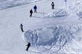Madesimo, Valchiavenna, ski fields and ski lifts Royalty Free Stock Photo