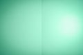 Madic mint color. Abstracts gradient background like an open book or notebook