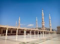 Minaret in madinah munawwara mosque in ksa