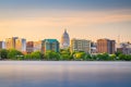 Madison, Wisconsin, USA downtown skyline Royalty Free Stock Photo