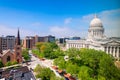 Madison, Wisconsin, USA State Capitol Royalty Free Stock Photo