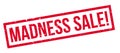 Madness Sale rubber stamp Royalty Free Stock Photo