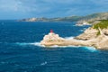 The madonetta lighthouse of Bonifacio, Corsica France