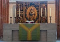 Madonna altar in Marienkirche, Lubeck, Germany