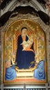 Madonna Child by Bernardo Daddi, altarpiece in Orsanmichele Church in Florence, Italy