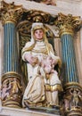 Madonna with Child in the Cathedral of Burgos Royalty Free Stock Photo