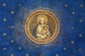 Madonna and Child in the ceiling of Scrovegni Chapel Royalty Free Stock Photo