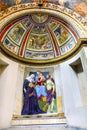 Madonna Child Fresco Santa Maria Della Pace Church Rome Italy Royalty Free Stock Photo