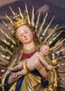Madonna and Child in St Mang Basilica in Fussen, Bavaria, German