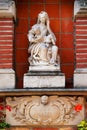 Madonna and child statue, Bruges, Belgium Royalty Free Stock Photo