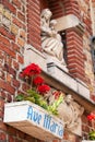 Madonna and child statue, Bruges, Belgium Royalty Free Stock Photo