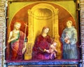 Madonna Clemency Mary Jesus Painting Pantheon Rome Italy Royalty Free Stock Photo