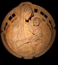 Donatello, bas-relief, Madonna with Child, Siena, Tuscany, Italy