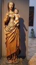 Madonna dell`Idria, A sculpture with Virgin Mary holding the baby Jesus in her arms, St. Andrew Cathedral, Amalfi Coast, Italy