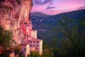 Madonna della Corona, Italy at sunrise.