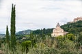 Madonna di San Biagio church near Montepulciano, Tuscany Italy Royalty Free Stock Photo