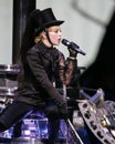 Madonna performs in concert