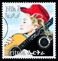 Madonna Postage Stamp Royalty Free Stock Photo