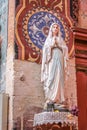 Madonna statue in the church of Gordes