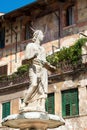 Madonna Verona in Piazza delle Erbe - Italy Royalty Free Stock Photo