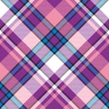 Madras abstract plaid seamless pattern