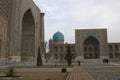 Madrasah on the Registan Square, Samarkand, Uzbekistan Royalty Free Stock Photo