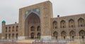 Madrasah Tilla-Kari on Registan square, Samarkand, Uzbekistan Royalty Free Stock Photo