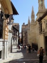 Madraza and Royal Chapel-Granada-Andalusia-Spain -EUROPE Royalty Free Stock Photo