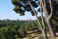 Madrid amusement park Parque de Atracciones de Madrid view from a view point