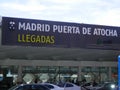 Madrid Atocha Railway station Arrivals Royalty Free Stock Photo