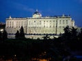 Madrid, August 22, 2017 Photographic shot of the Royal Palace of